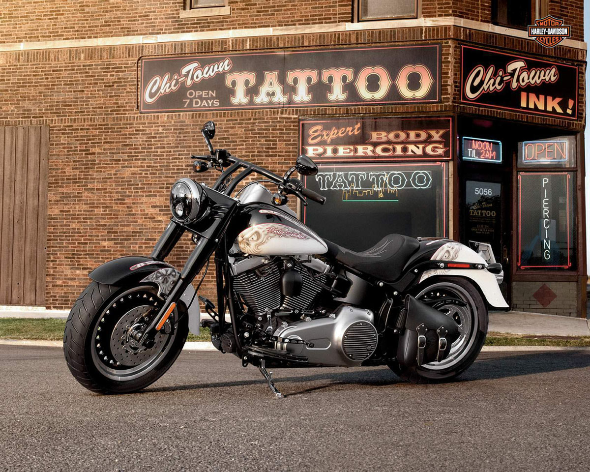 HARLEY-DAVIDSON FLSTFB Softail Fat Boy Low